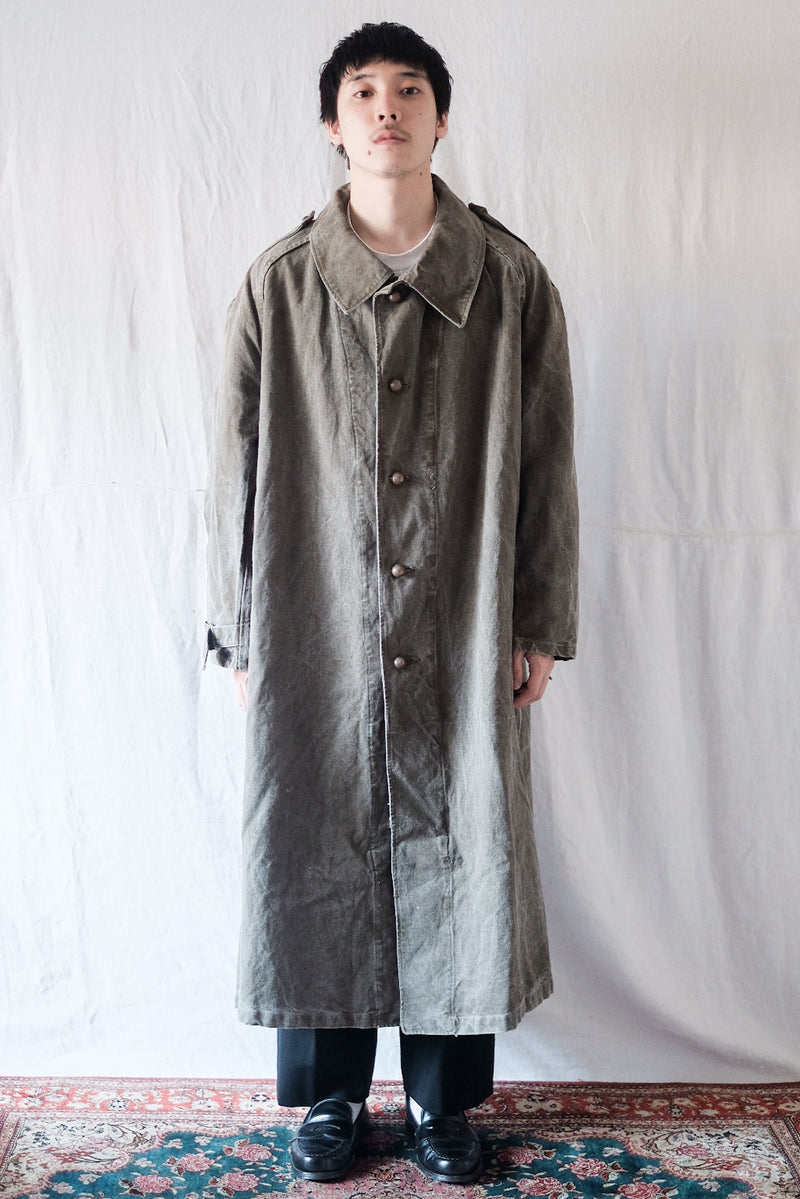 [~ 50's] กองทัพฝรั่งเศส M35 เสื้อมอเตอร์ไซค์ "ผ้าลินินฝ้าย"