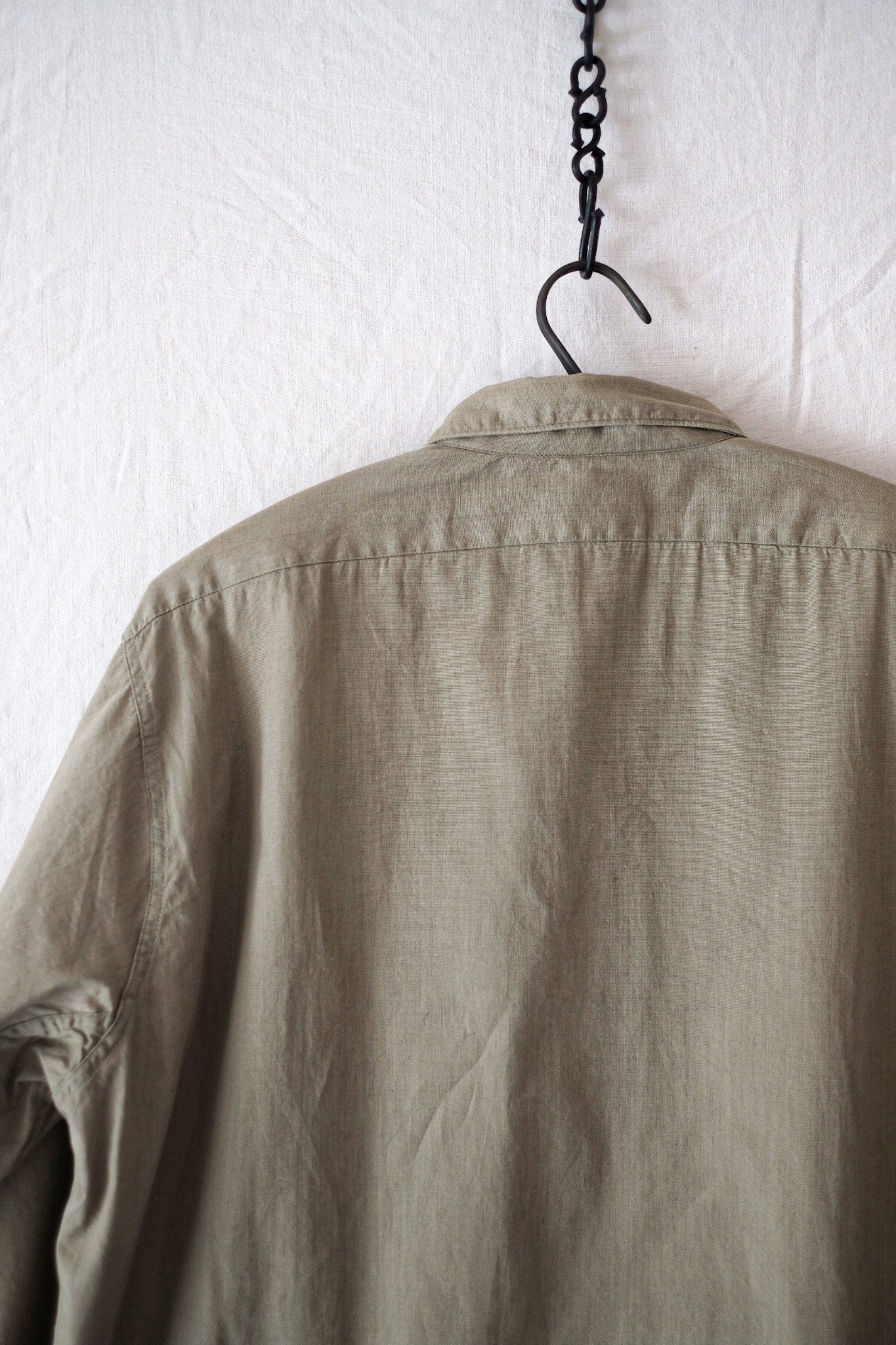 【~60's】French Vintage Grandpa Shirt