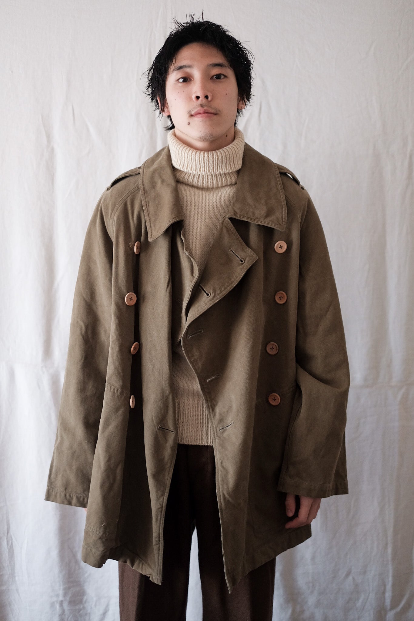 40's】French Army M38 Motorcycle Jacket 