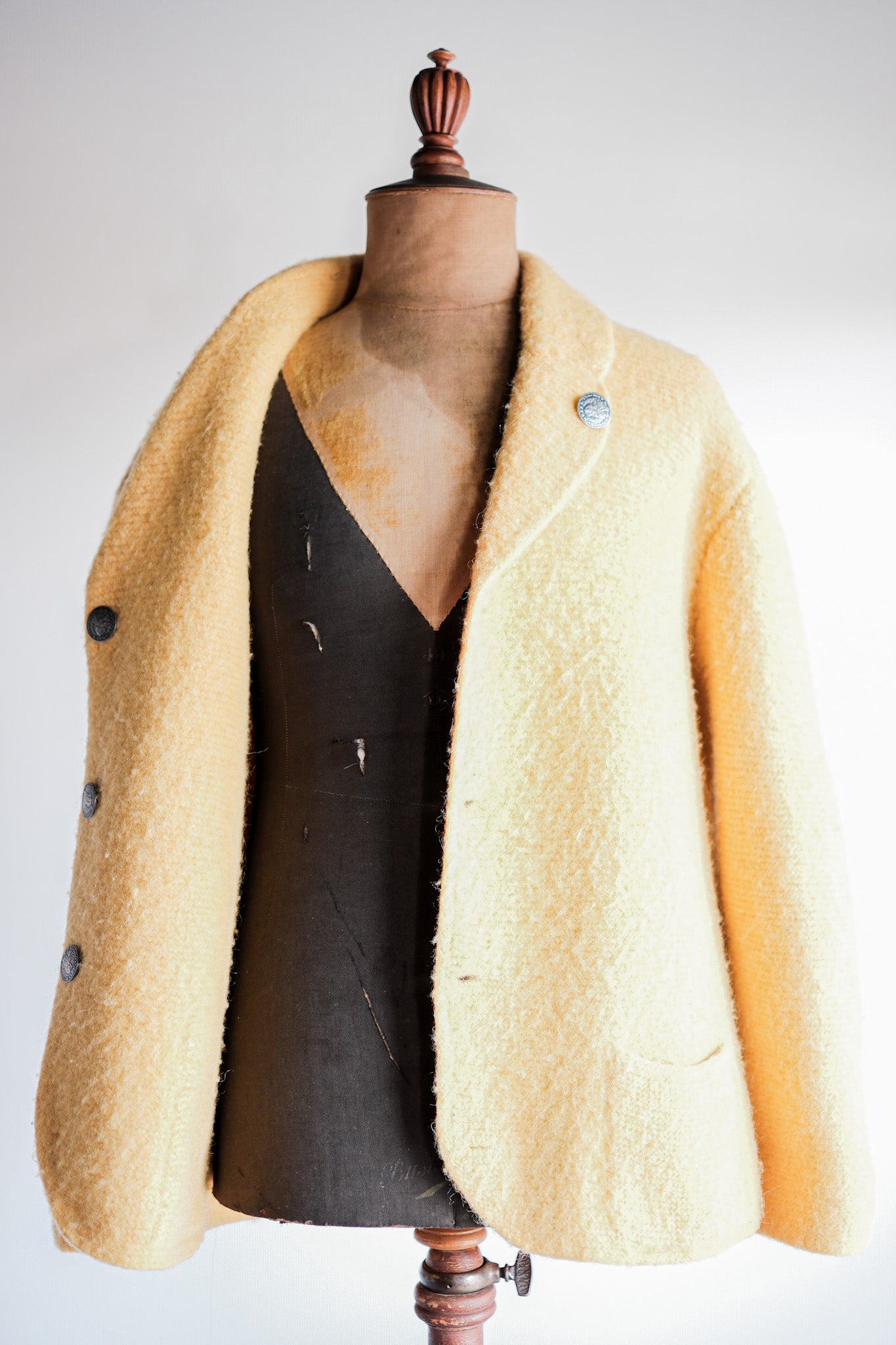 [〜80年代] Hofer Tyrolean羊毛夾克大小。48