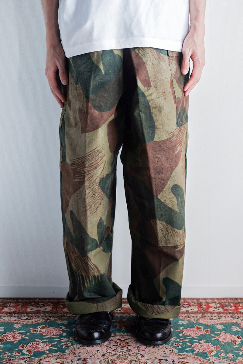 [~ 50's] กองทัพเบลเยียมพู่กัน Camo Airborne Size ขนาด 6