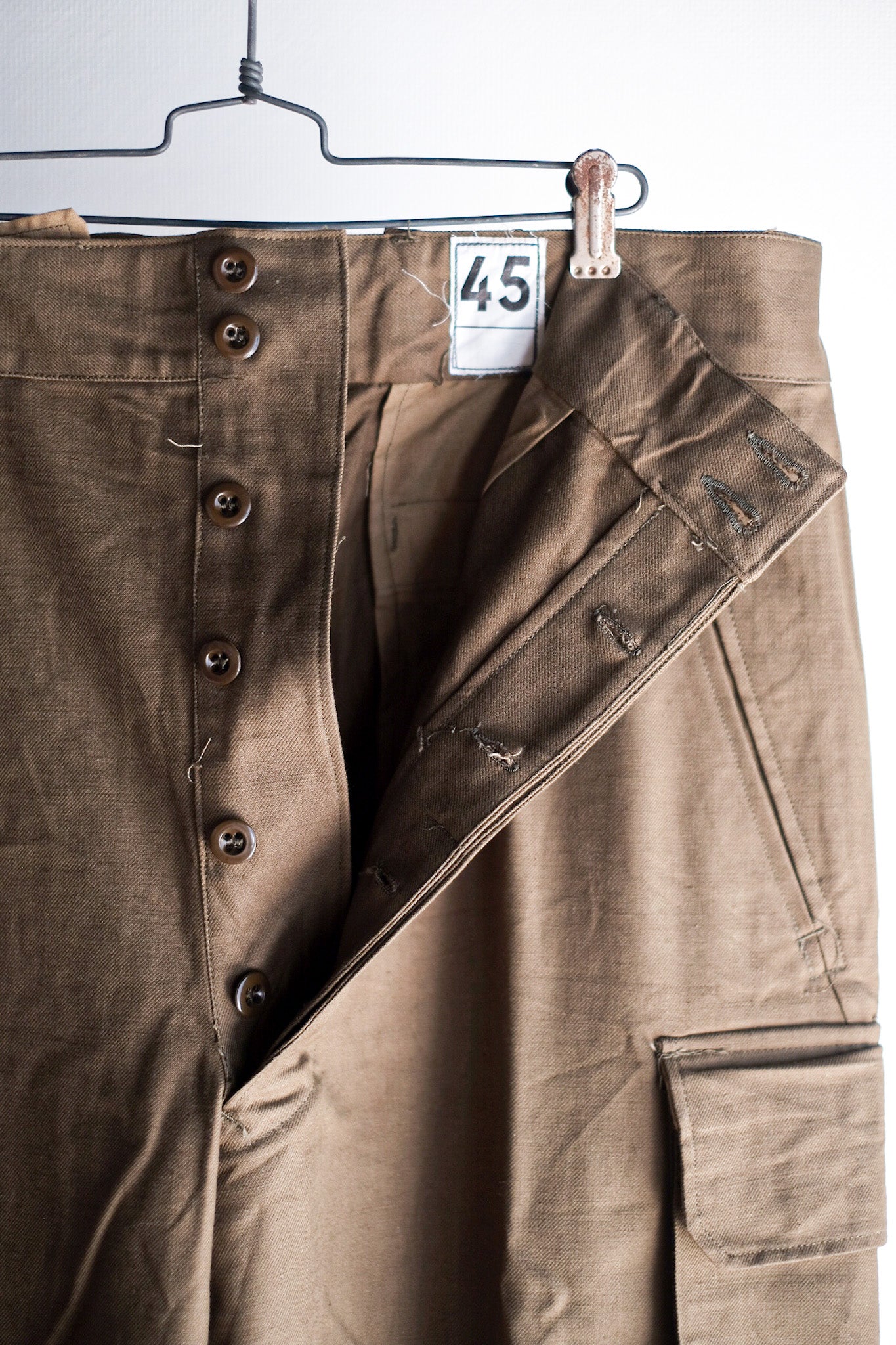［~50's］French Army M47 Field Trousers Size.45 "Dead Stock"