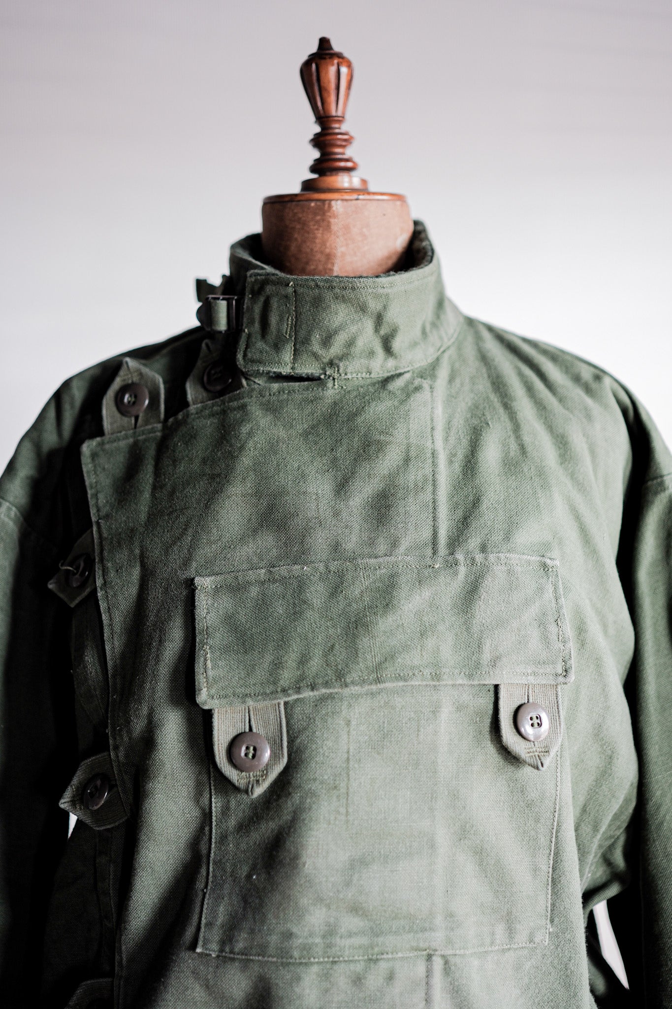 60's】Swedish Army Dispatch Rider Motorcycle Jacket With Liner Size.C