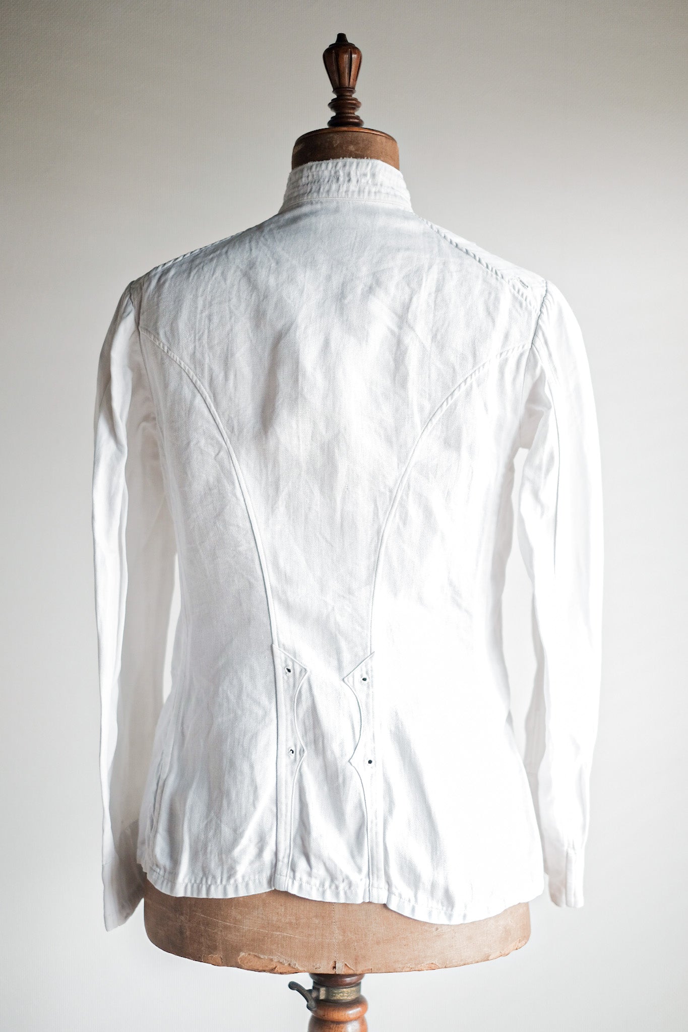 [~ 20's] French Army Cotton Linen Colonial Jacket