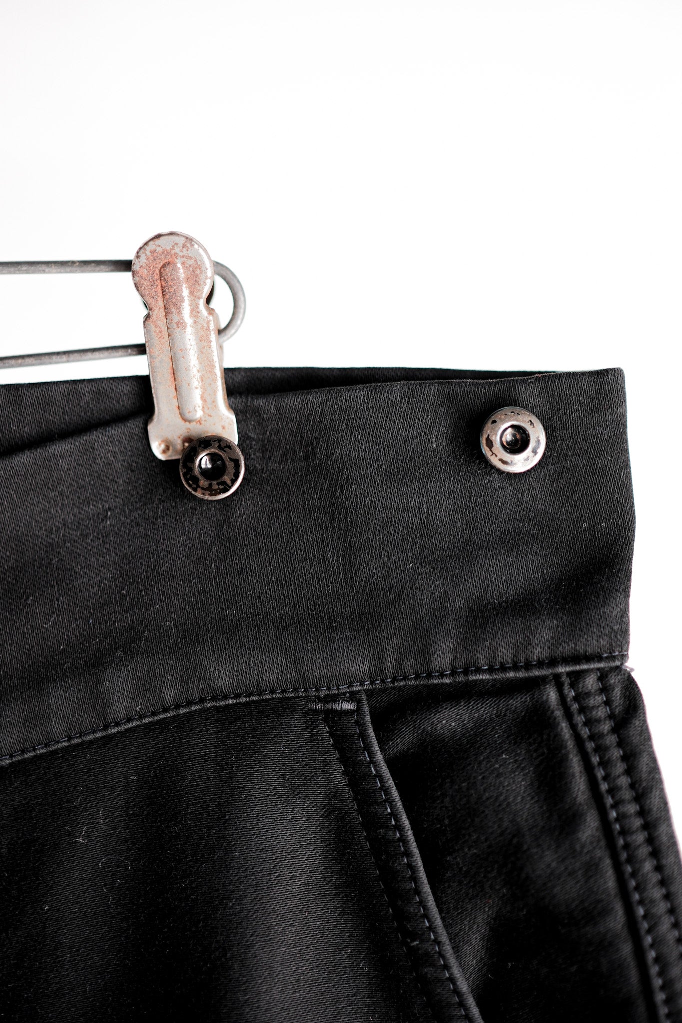 ［~50's］French Vintage Black Moleskin Work Pants "Adolphe Lafont"