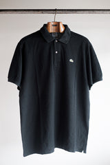 [~ 80's] Chemise Lacoste S/S Polo Size.5 "Black"