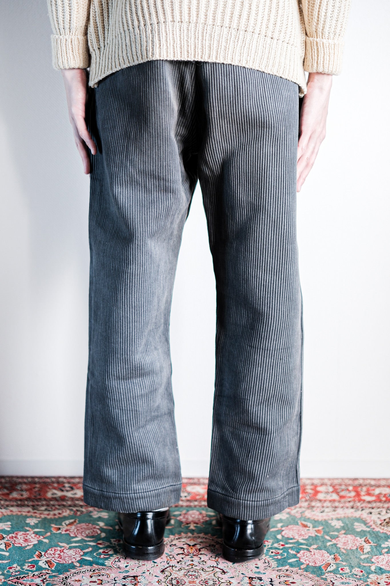 50's] French Vinton Pique Work Pants