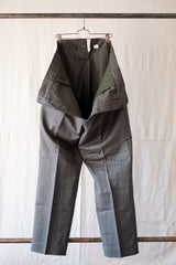 【~50's】French Vintage Cotton Striped HBT Work Pant "Dead Stock"