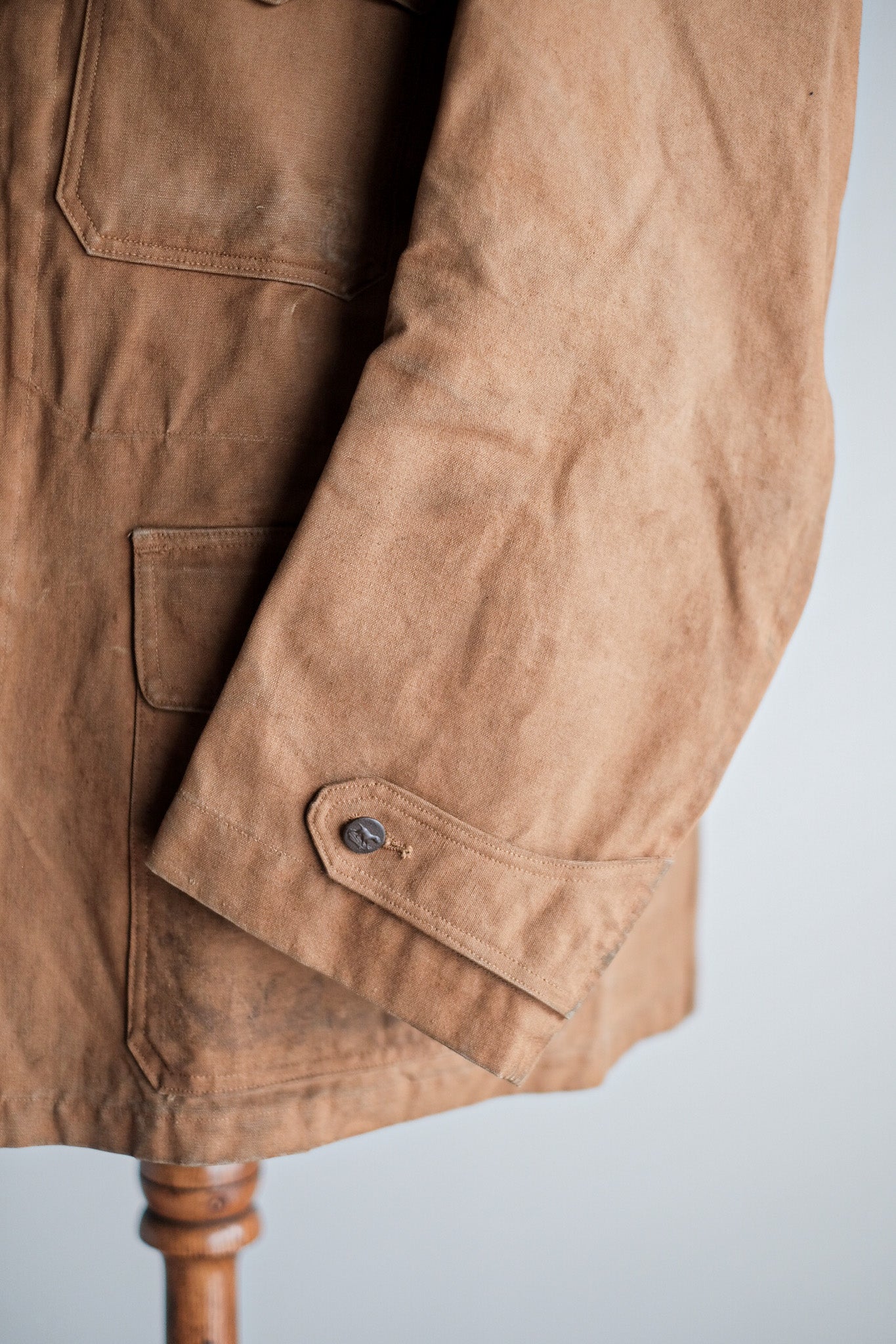 [~ 30 '] 프랑스 빈티지 코튼 사냥 재킷