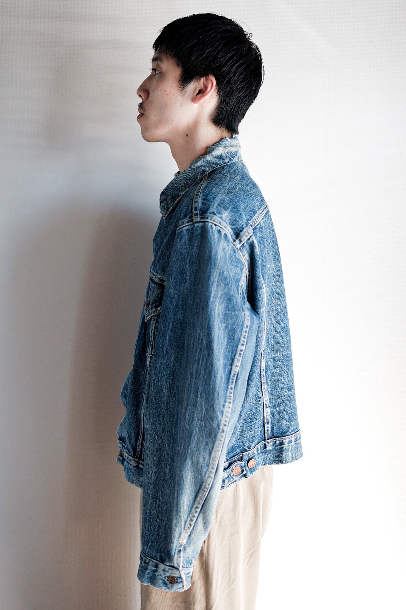 ［~60's］Vintage Levi's 557 Denim Jacket "Big E"