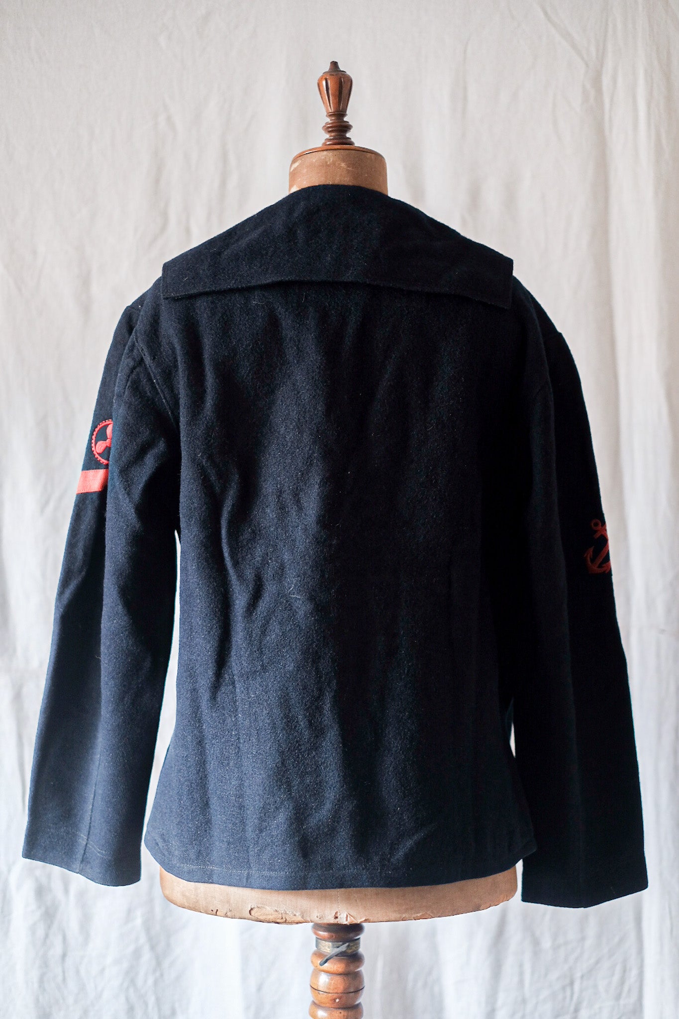 [~ 60's] French Navy Wool Sailor Smock