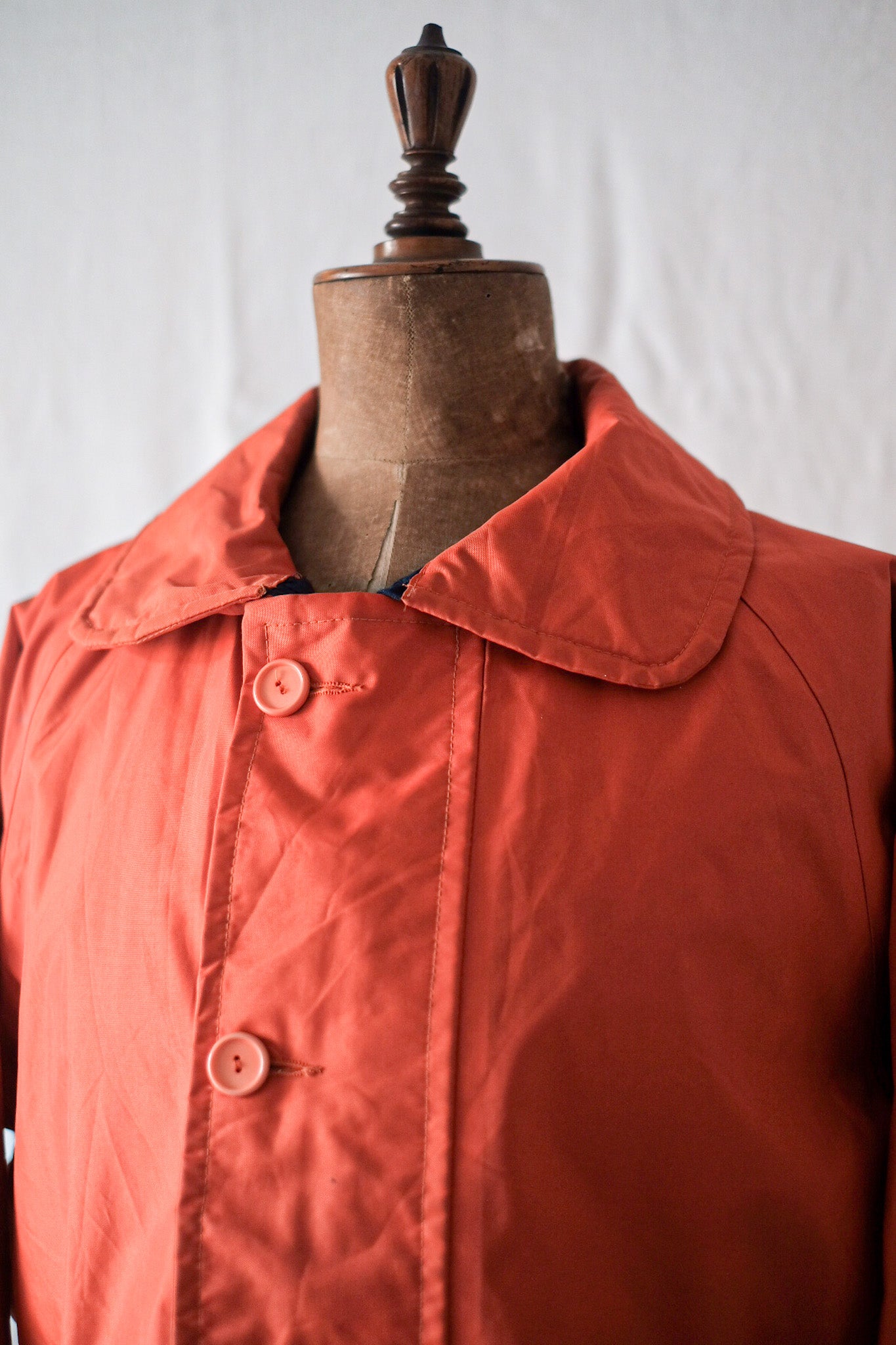【~60's】British Vintage Orange Nylon Jacket "HENRI-LLOYD"