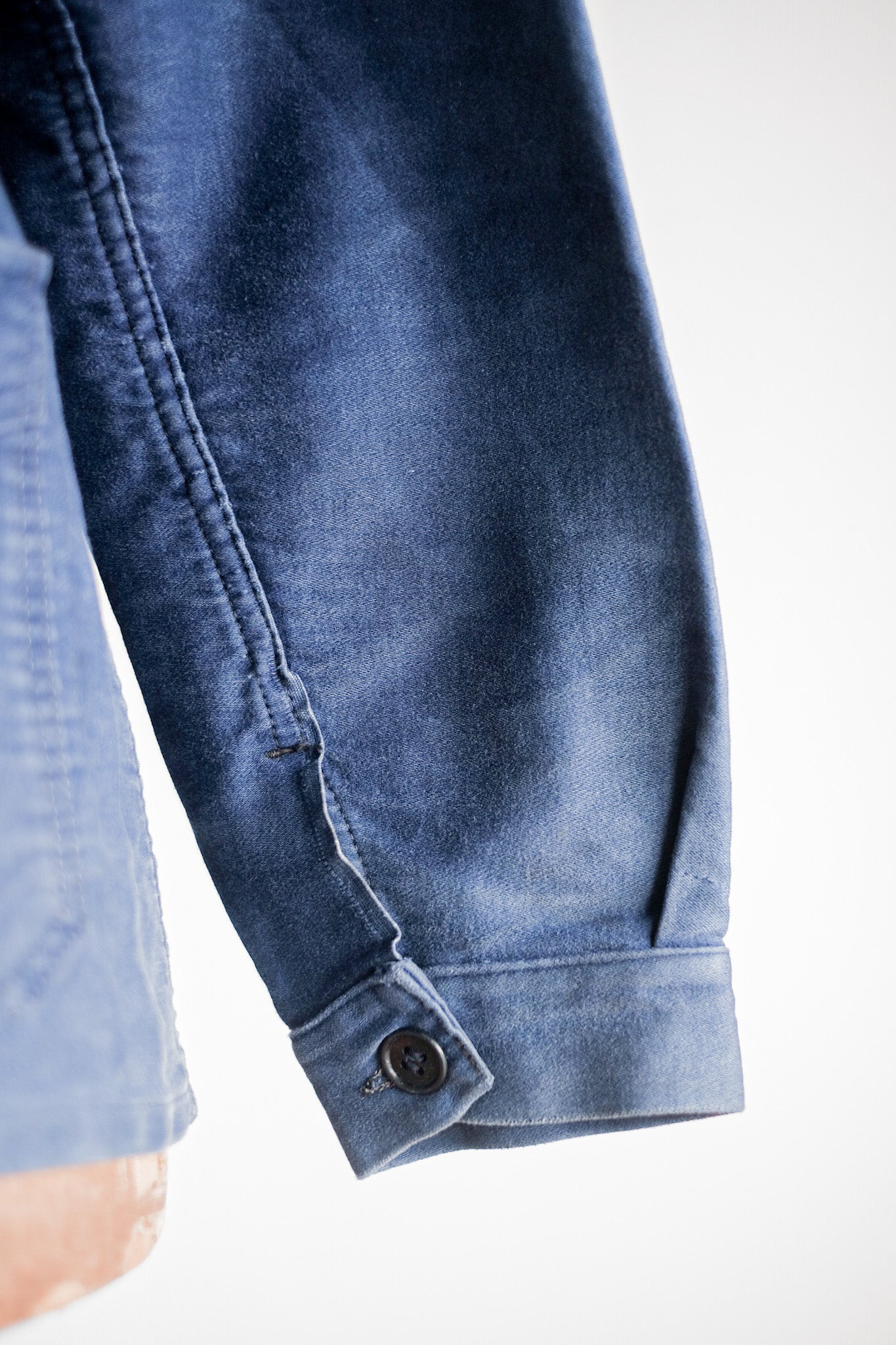 ［~40's］French Vintage Blue Moleskin Work Jacket