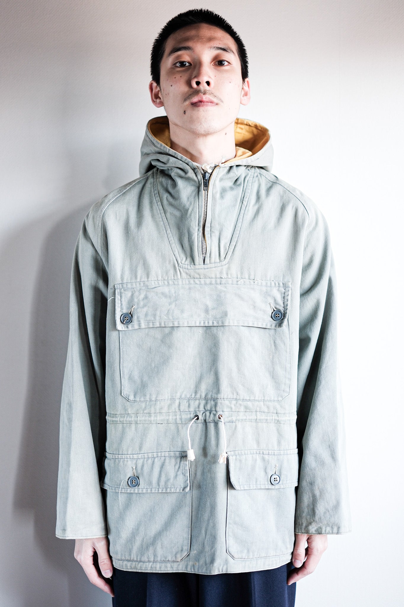 70's] Vintage Belstaff Cotton Smock 