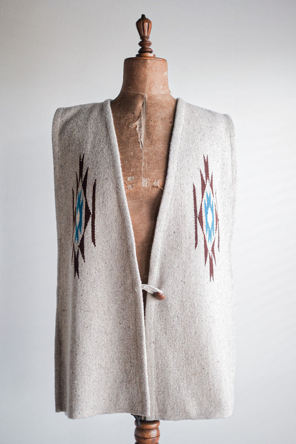 【~40's】Vintage Ortega's Chimayo Wool Vest