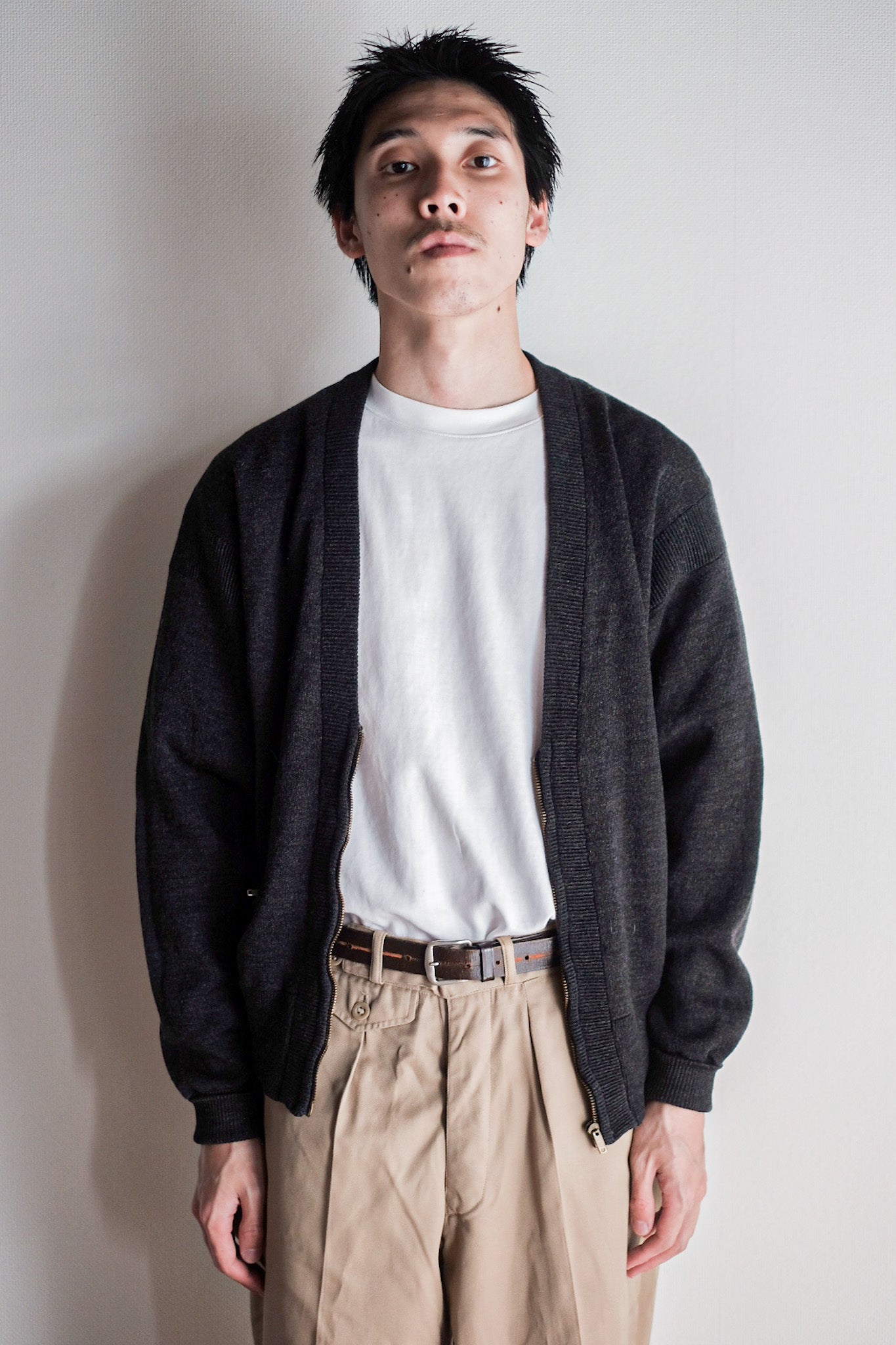 【~40's】French Vintage Wool Cardigan