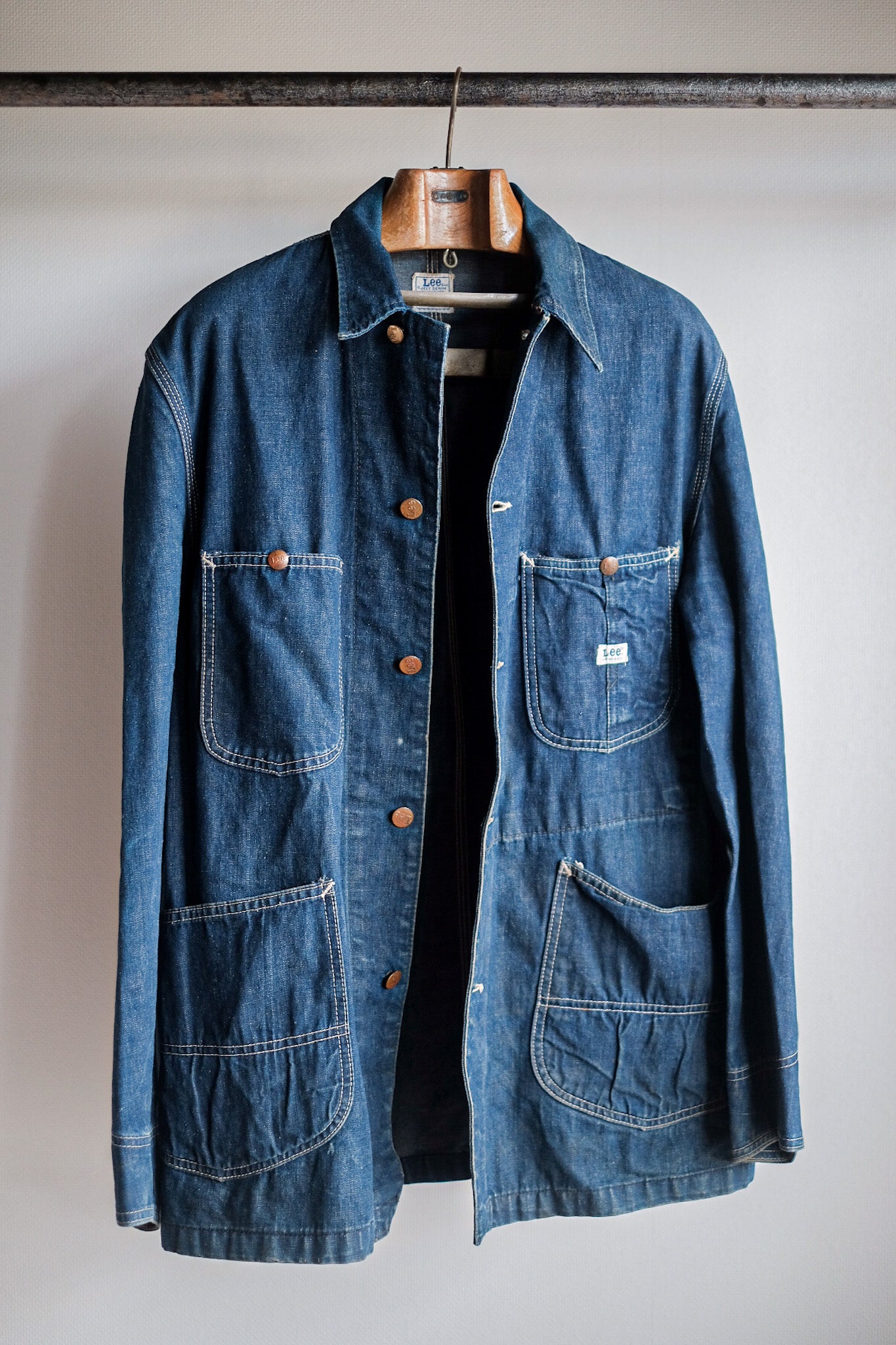 70's】Vintage LEE 91-J Denim Jacket Size.38R