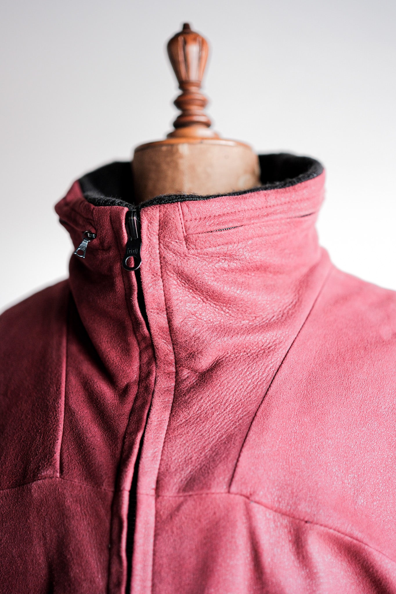 ［~90's］Old SERAPHIN Leather Reverseable Jacket Size.50