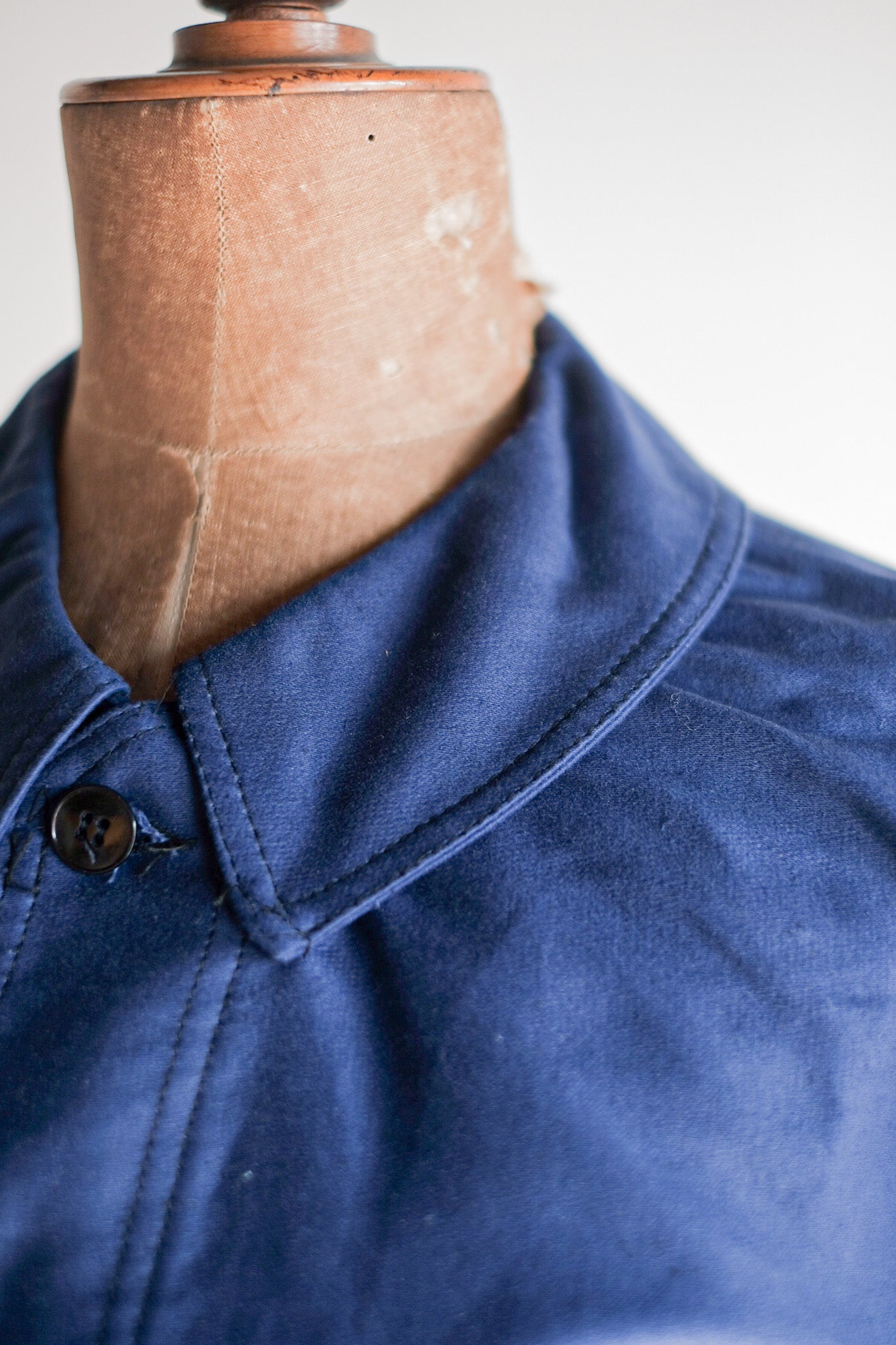 ［~50's］French Vintage Blue Moleskin Work Jacket "Dead Stock"