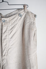 【~40's】WW2 German Army Drillich HBT Linen Trousers