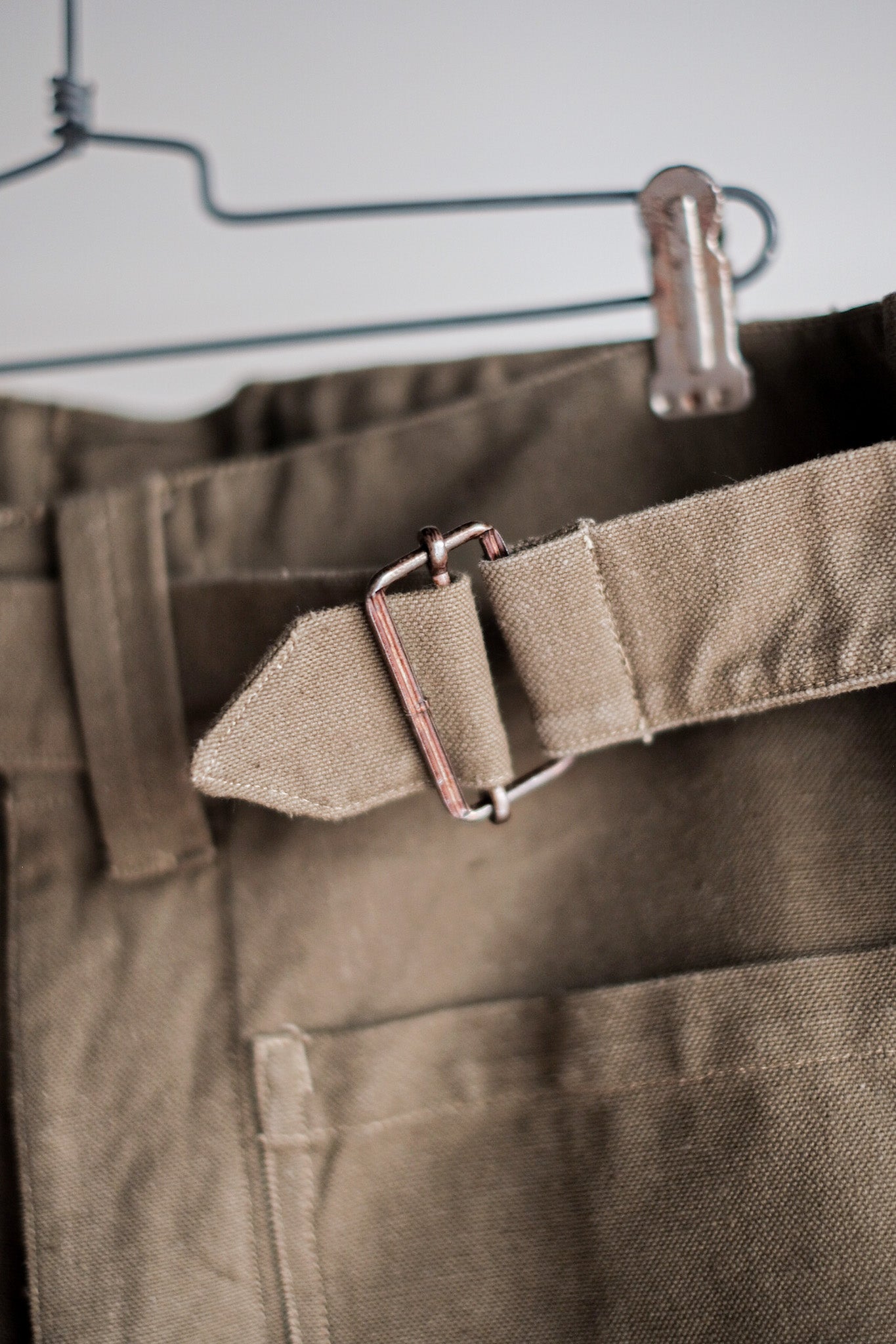 ［~30's］French Army M35 Motorcycle Pants "Cotton Linen Type" "Dead Stock"