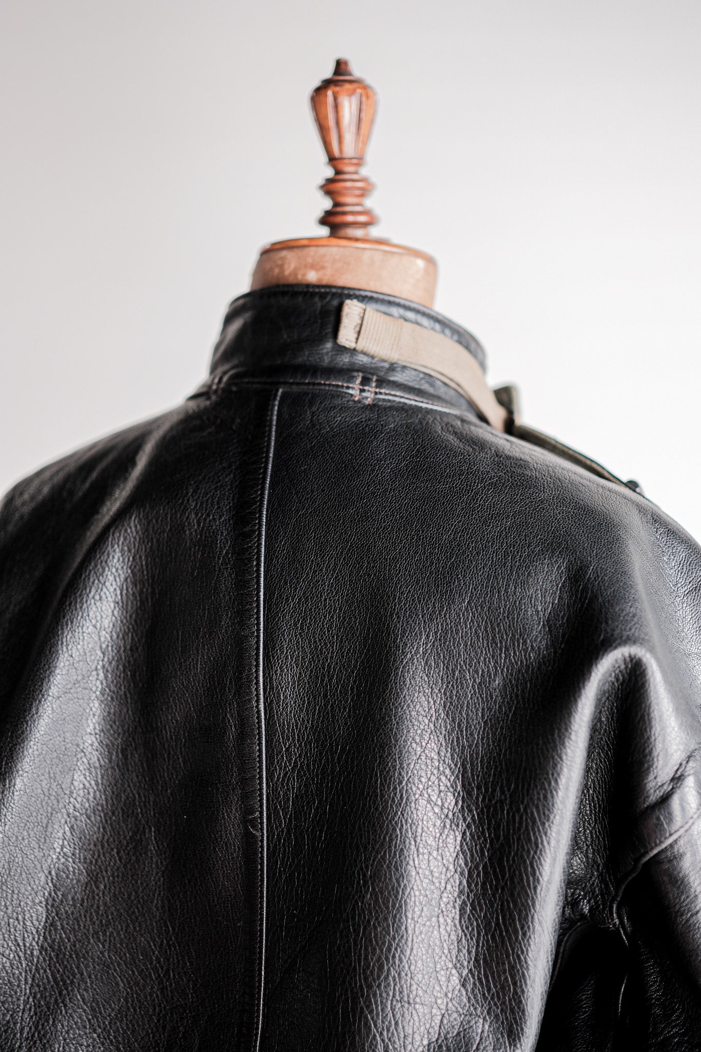 ［~50's］Swedish Army Dispatch Rider Leather Motorcycle Jacket