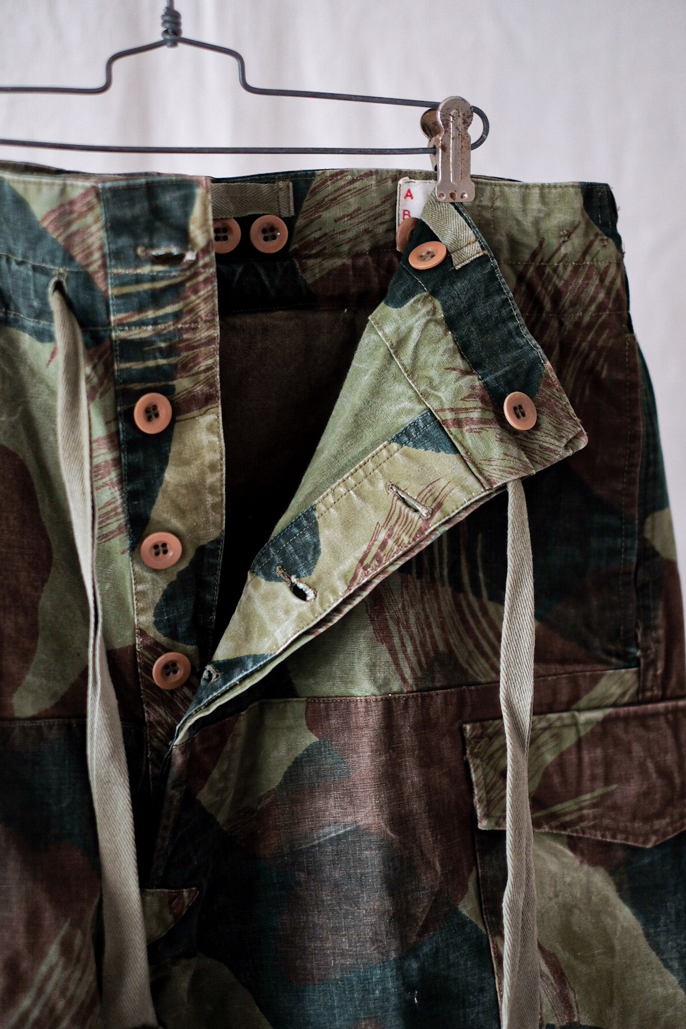 [~ 50's] Belgian Army Brushstroke Camo Airborne Pant Taille.4