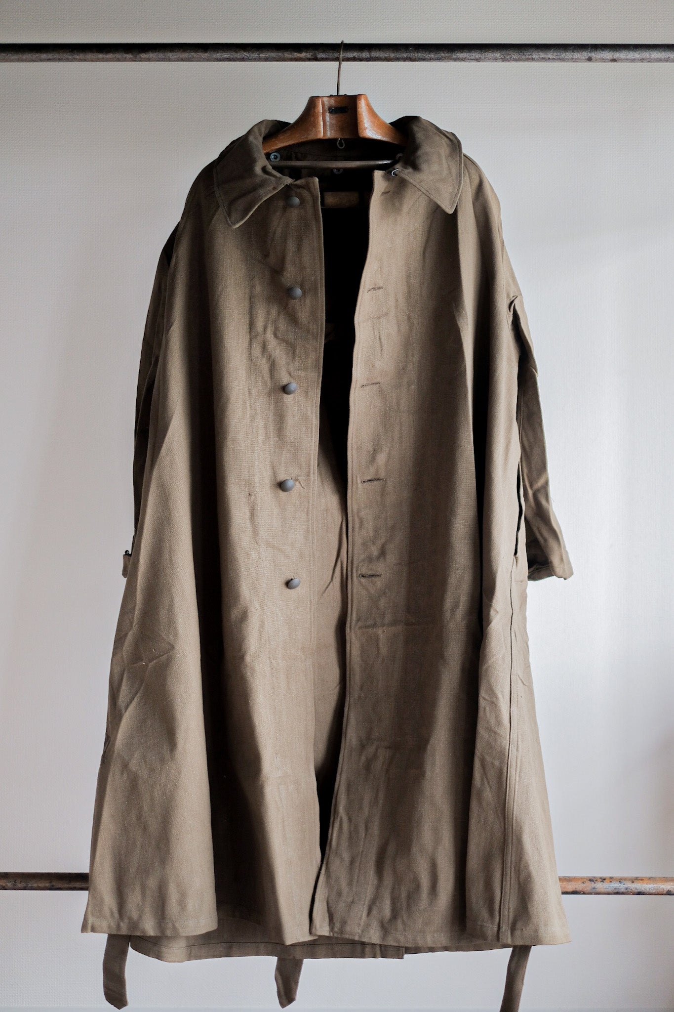 50's] French Army M35 Motorcycle Coat 