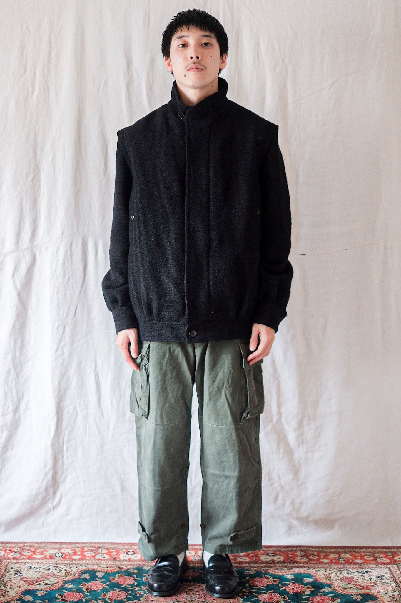 【~80's】French Vintage Wool Blouson