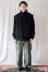 [~ 80's] ผ้าขนสัตว์วินเทจฝรั่งเศส blouson