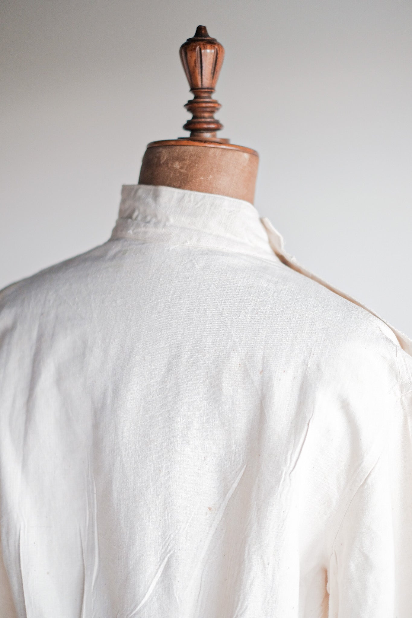 ［~50's］French Army Linen Jacket Hospital Military "Dead Stock"