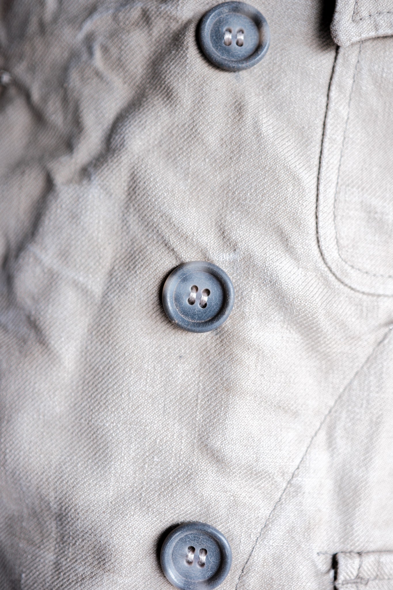 【~40's】French Vintage Double Breasted Work Jacket