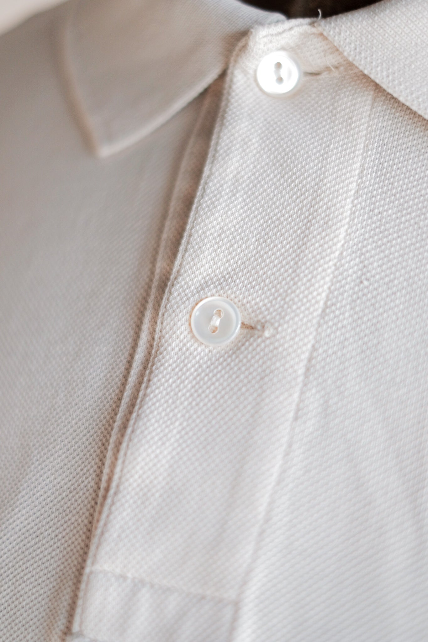 ［~80's］CHEMISE LACOSTE S/S Polo Shirt Size.7 "Ecru"