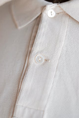[~ 80's] Chemise Lacoste S/S Polo Shirt SIRT SILE.7 "ECRU"