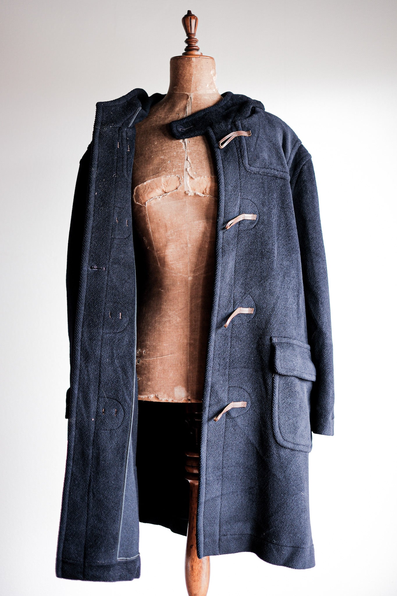 [~ 90's] Vintage Grenfell Wool Duffle COAT SIZE.44 "Moorbrook"