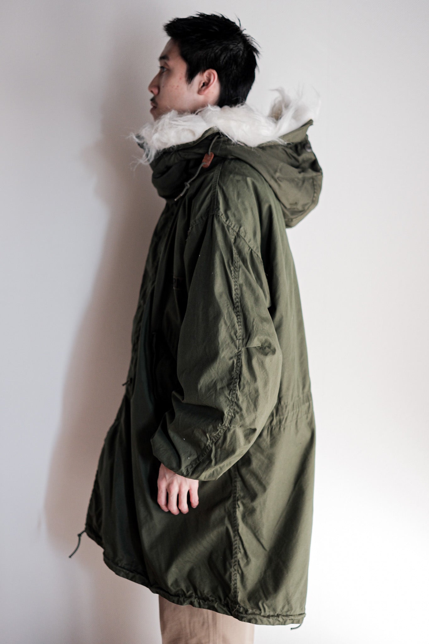 【~80's】U.S.ARMY M-65 Fishtail Parka Size.MEDIUM "Full Set"