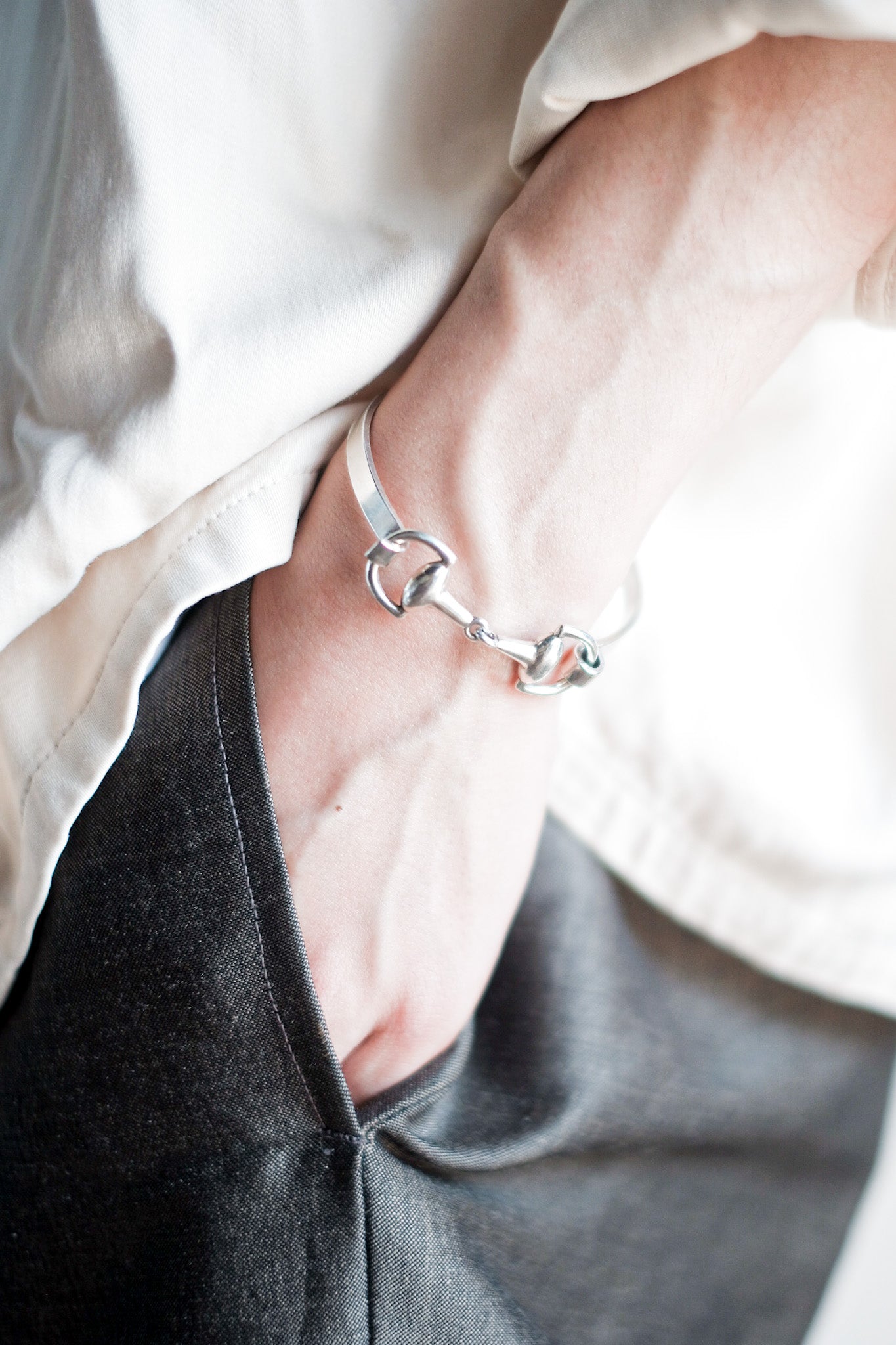 ［~60’s］Europe Vintage Silver 925 Bracelet