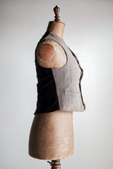 [~ 30's] French Vintage HBT Woolk Gilet