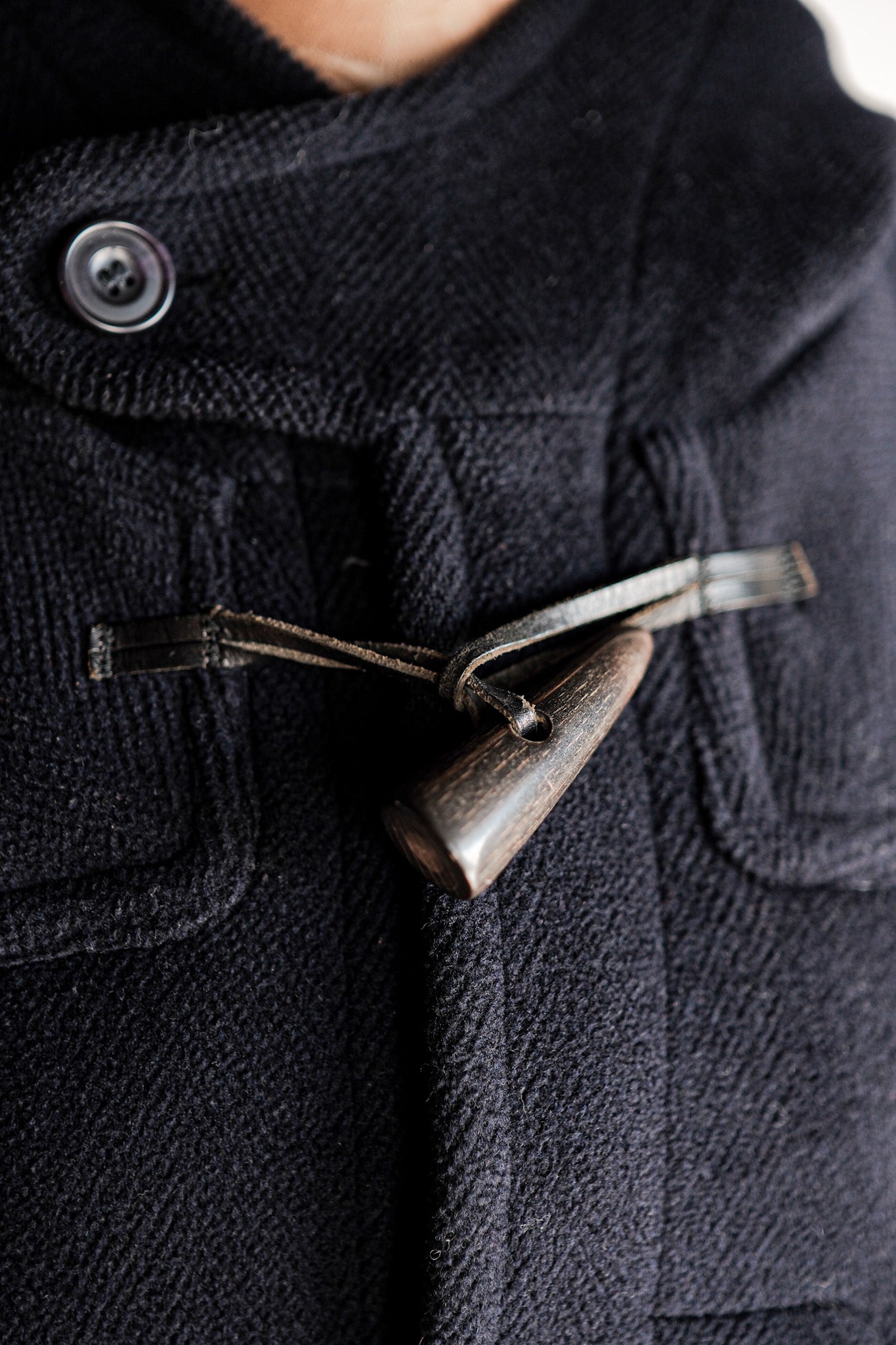 【~90's】Old INVERTERE Wool Duffle Coat "Moorbrook"