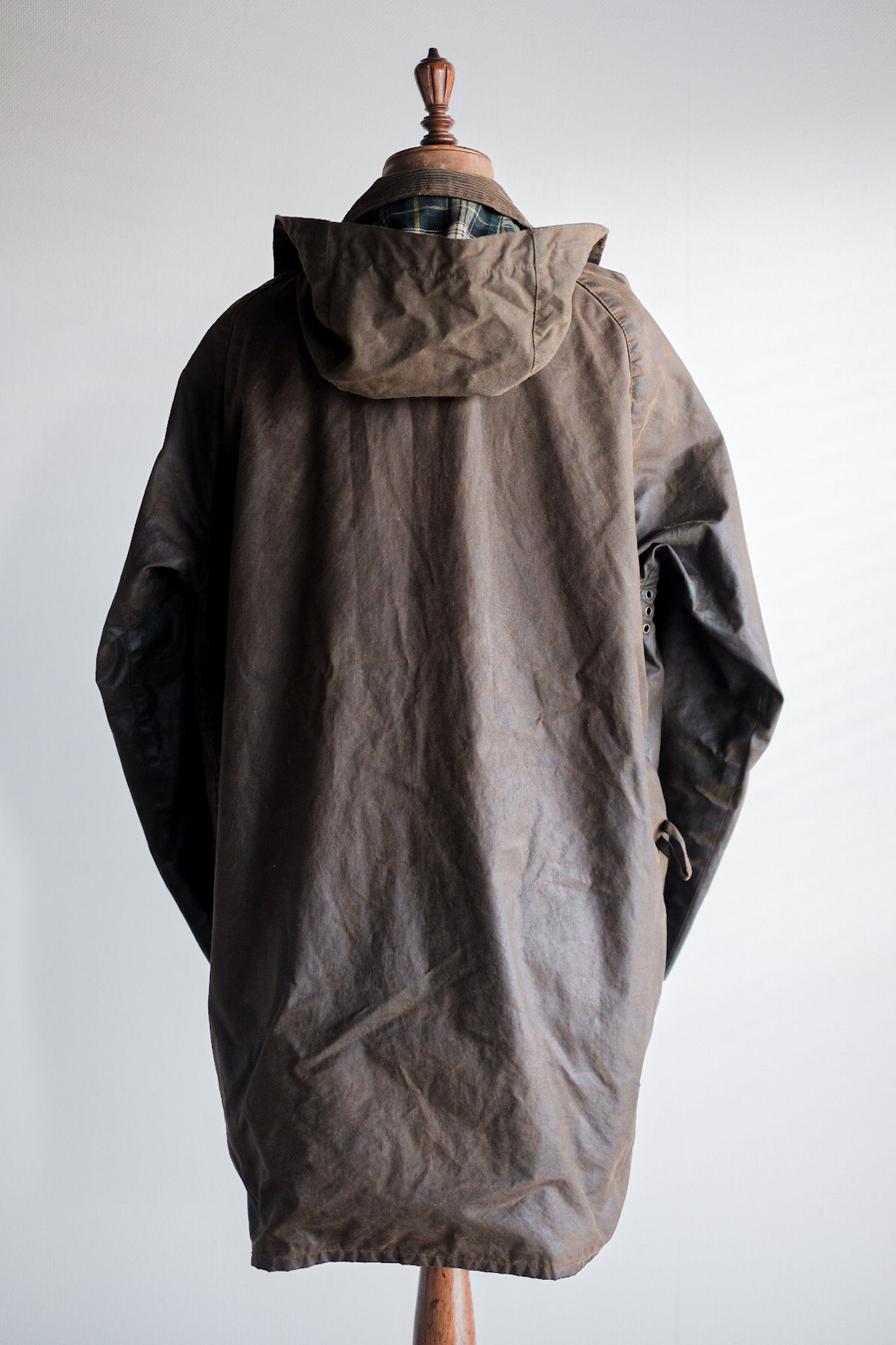 ［~80's］Vintage Barbour "SOLWAY ZIPPER" With Hood 2 Crest Size.40