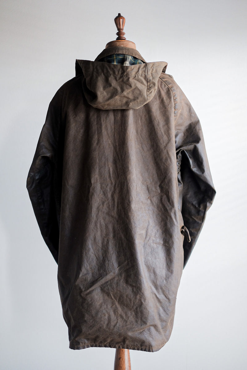 [~ 80's] Vintage Barbour "Solway Zipper" พร้อม Hood 2 Crest Size.40