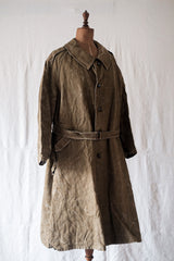 [~ 30's] กองทัพฝรั่งเศส M35 เสื้อมอเตอร์ไซค์ "ประเภทผ้าลินิน"