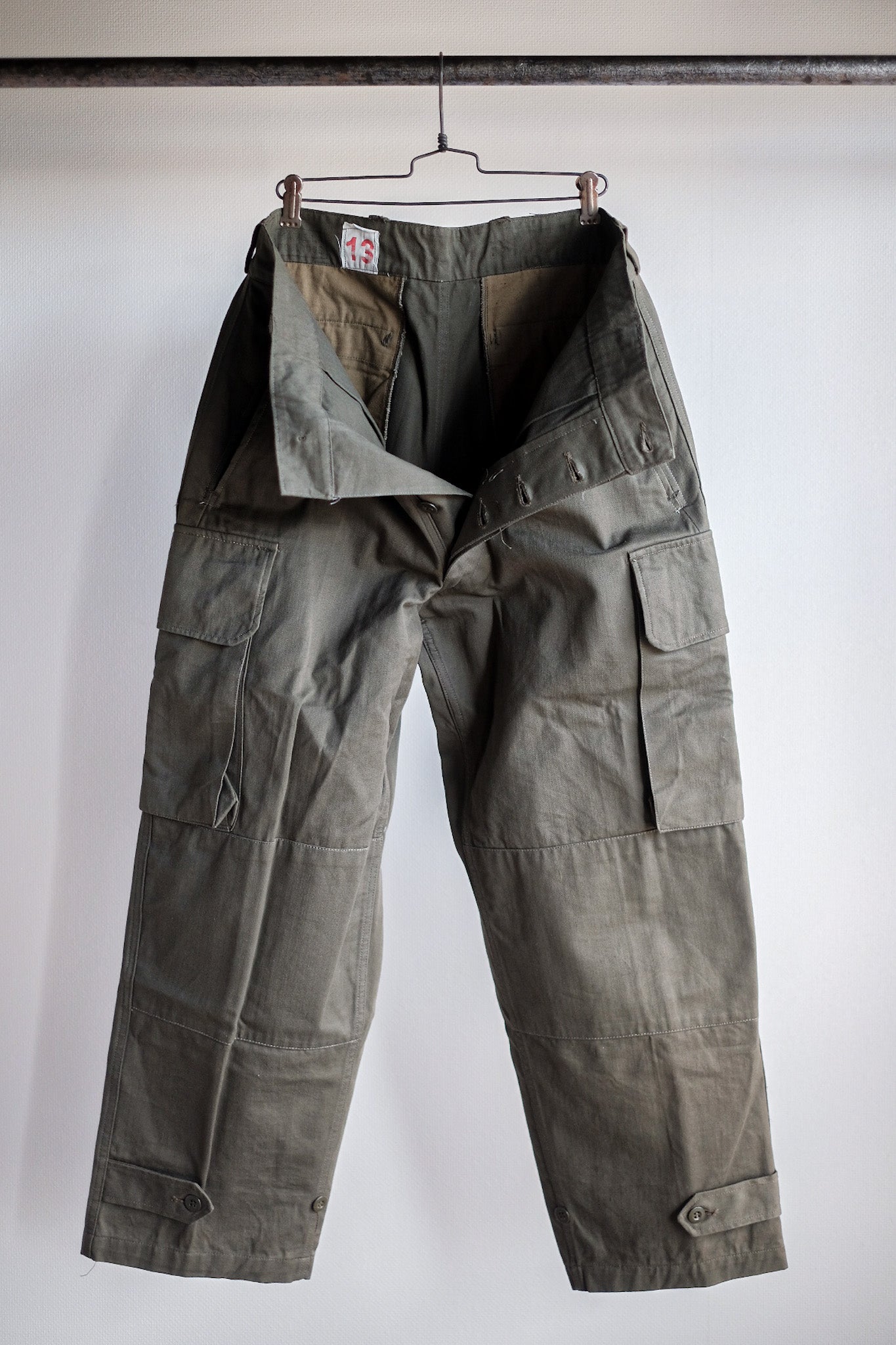 [~ 60's] Taille des pantalons de terrain de l'armée française M47.13 "Stock mort"
