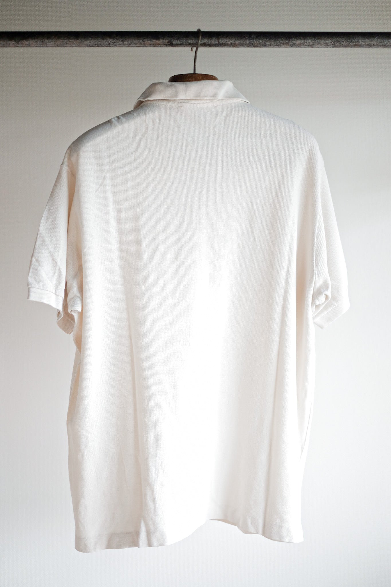 [~ 80's] CHEMISE LACOSTE S/S POLO SHIRT SIRT SIZE.7 "ECRU"