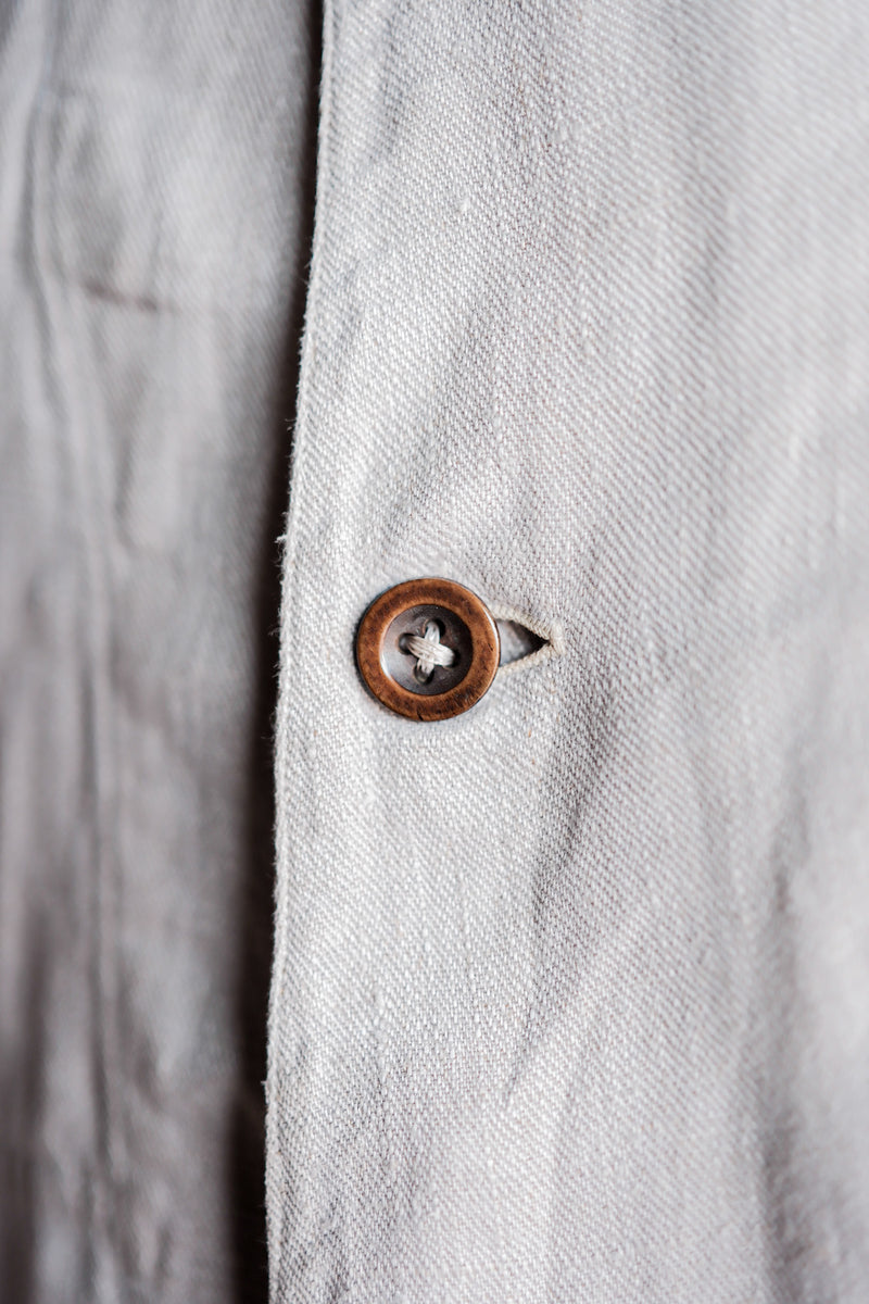 【~20's】French Vintage Linen Jacket "Belle Jardiniere"