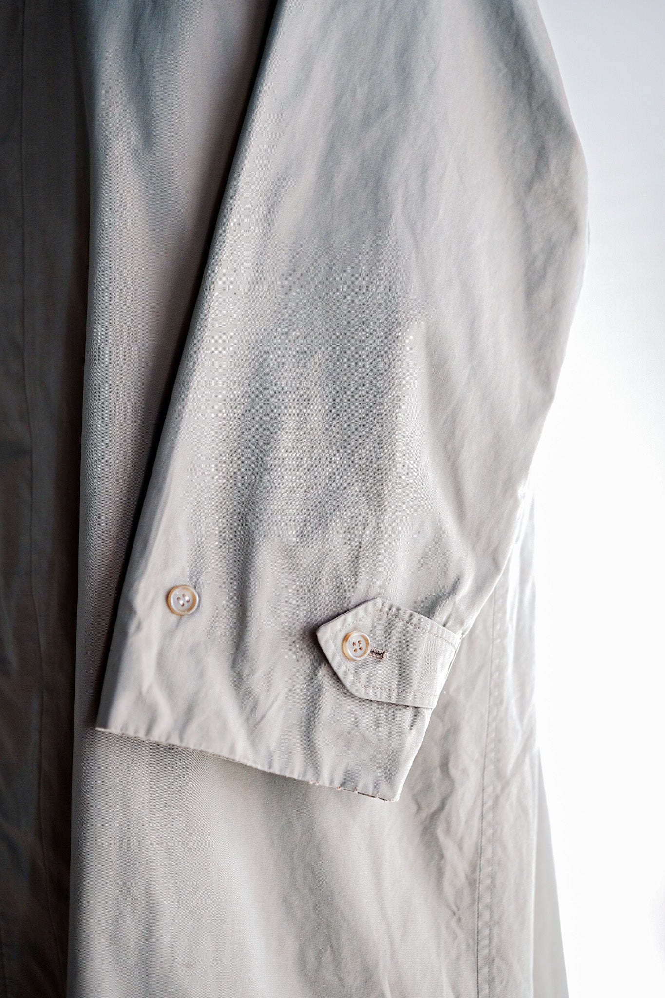 [〜80年代]復古Burberry的單一raglan balmacaan外套C100尺寸。