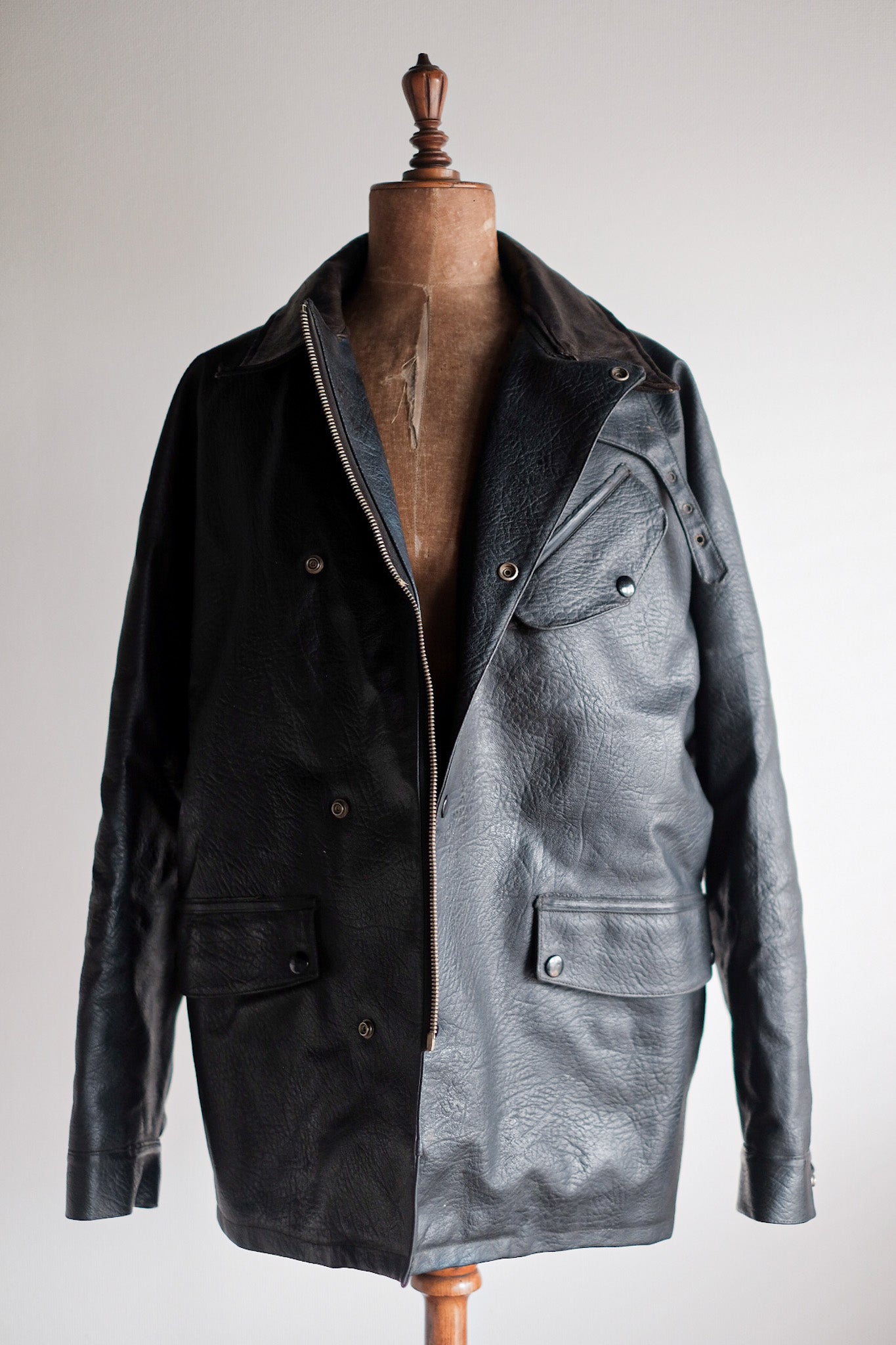 ［~50's］Vintage Belstaff P.V.C Suit "BLACK PANTHER"