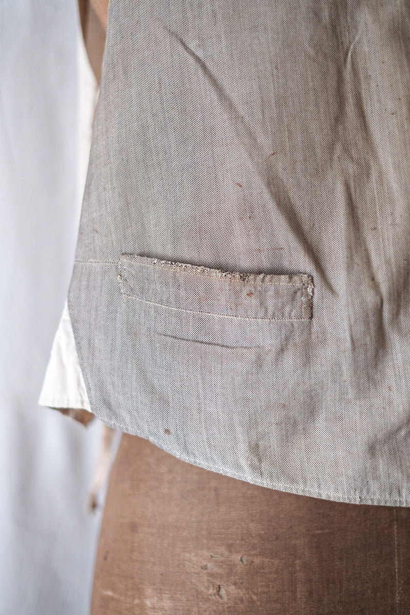 [~ 30's] French Vintage Cotton Gilet