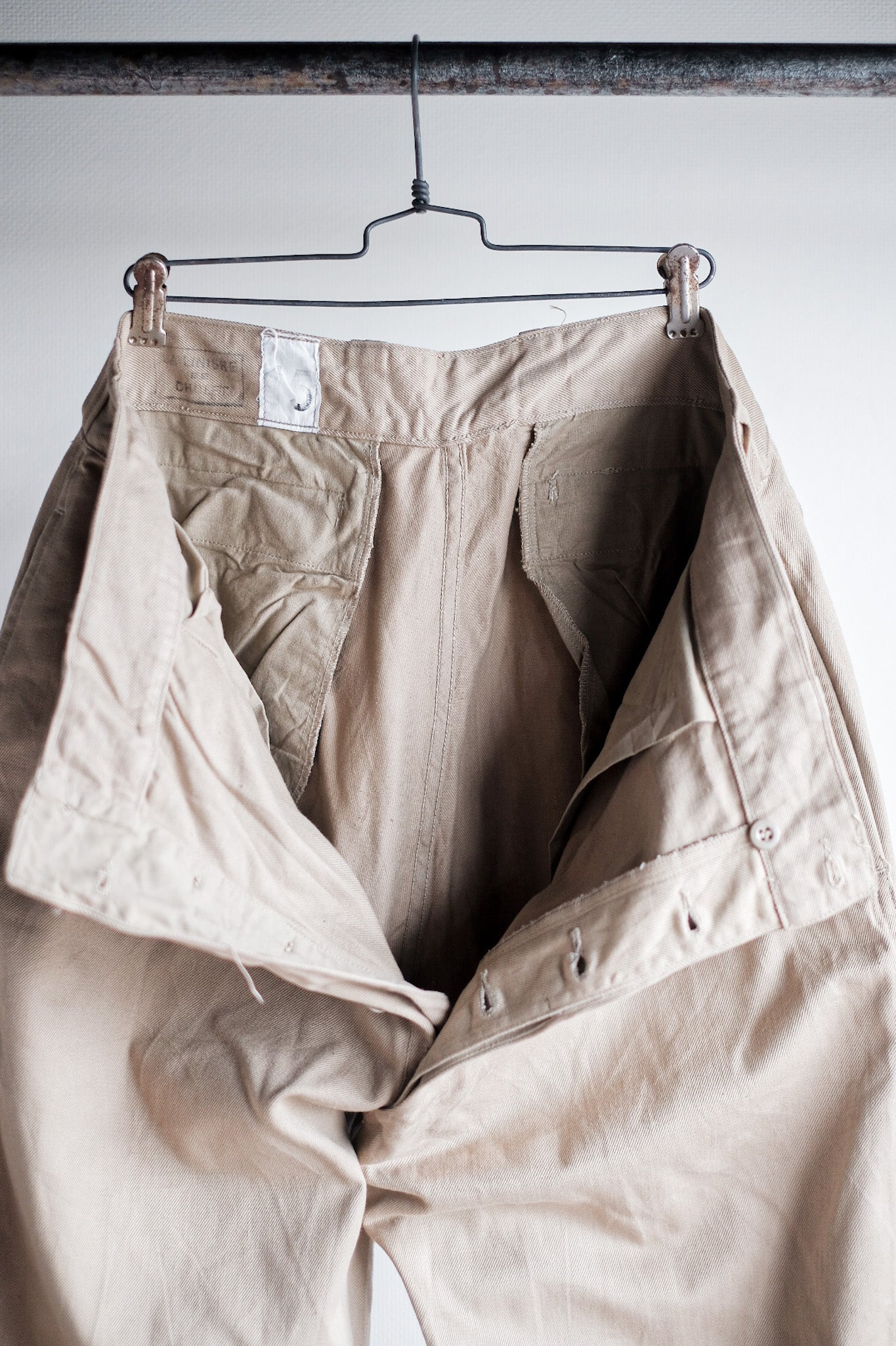 ［~60's］French Army M52 Chino Trousers Size.15