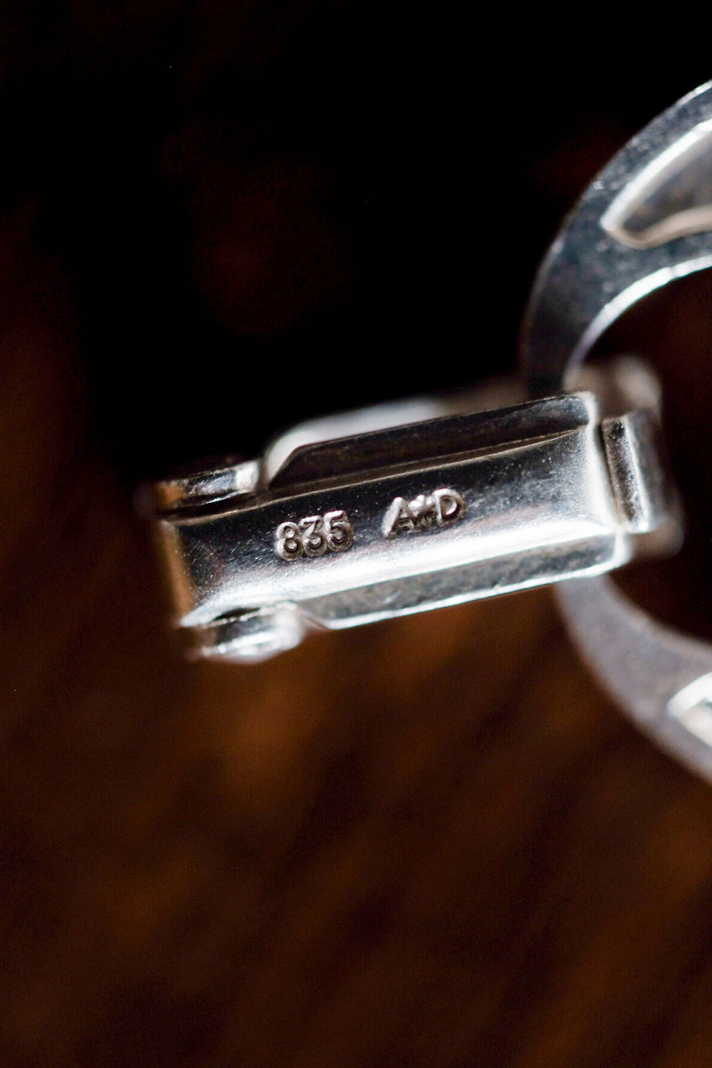 [~ 60's] Europe Vintage Silver 835 สร้อยข้อมือ